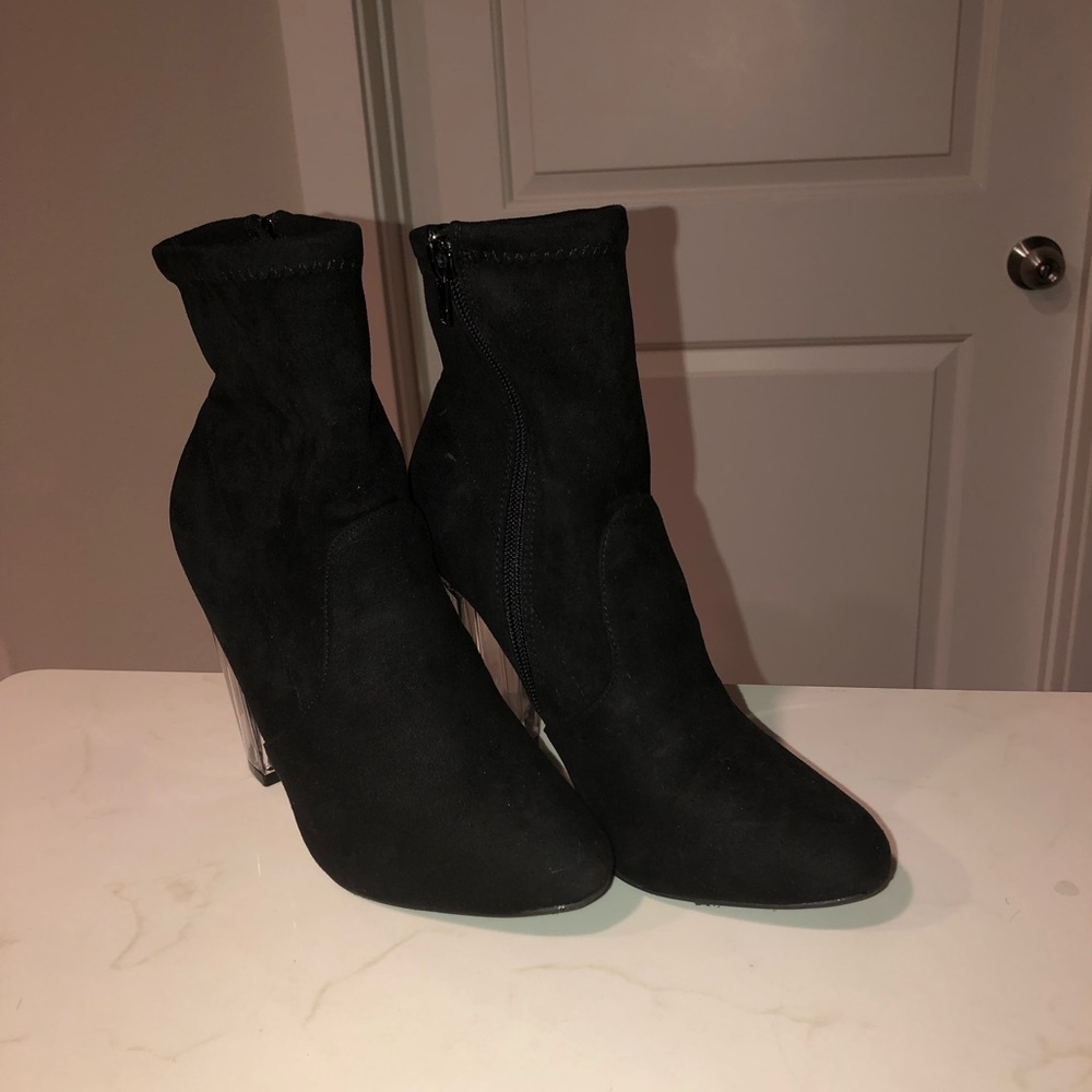Block Heel Booties